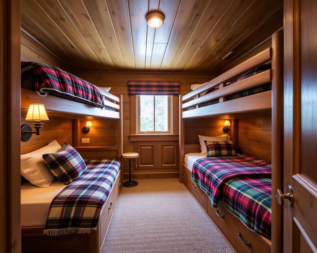 Family Bunk Retreat — furnishing plan for a vacation rental in Cherry Log, GA